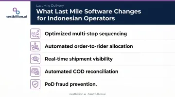 5 last mile delivery software benefits reducing costs for Indonesian logistics operators