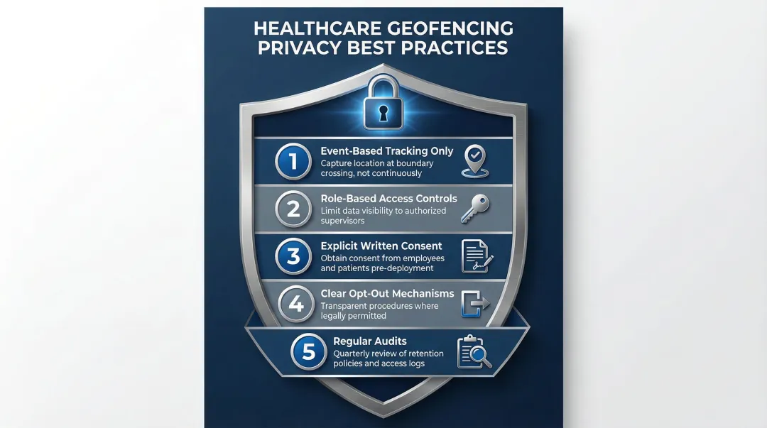 Five HIPAA and GDPR privacy best practices for healthcare geofencing implementation