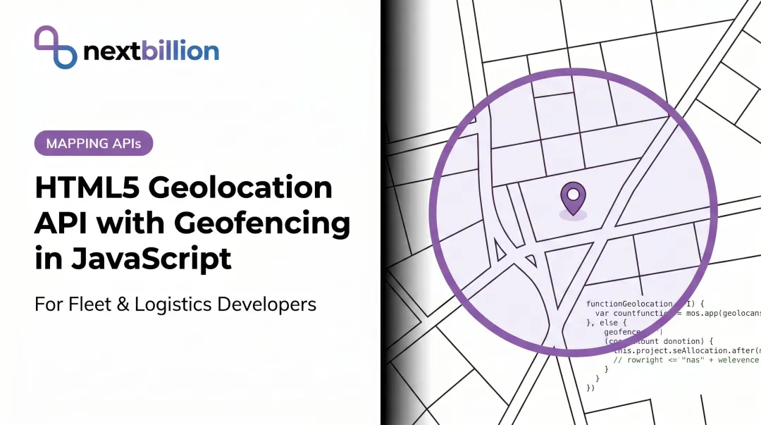 HTML5 Geolocation API with Geofencing in JavaScript