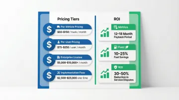 Waste management software pricing tiers and ROI payback period comparison chart