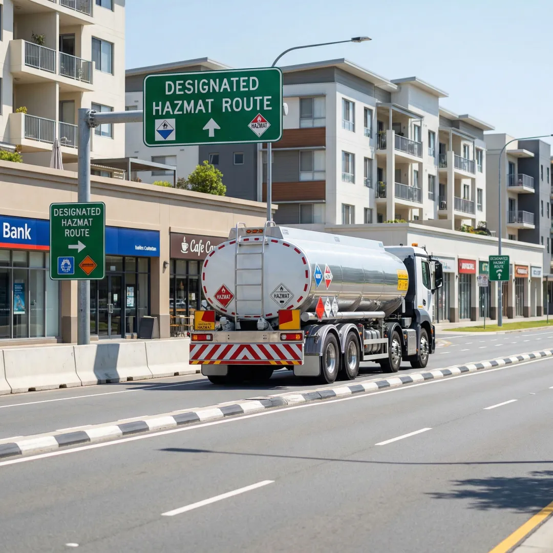 Hazardous Material Route Requirements for Buildings