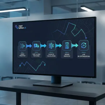 Step-by-step route optimization workflow for cold chain perishable delivery