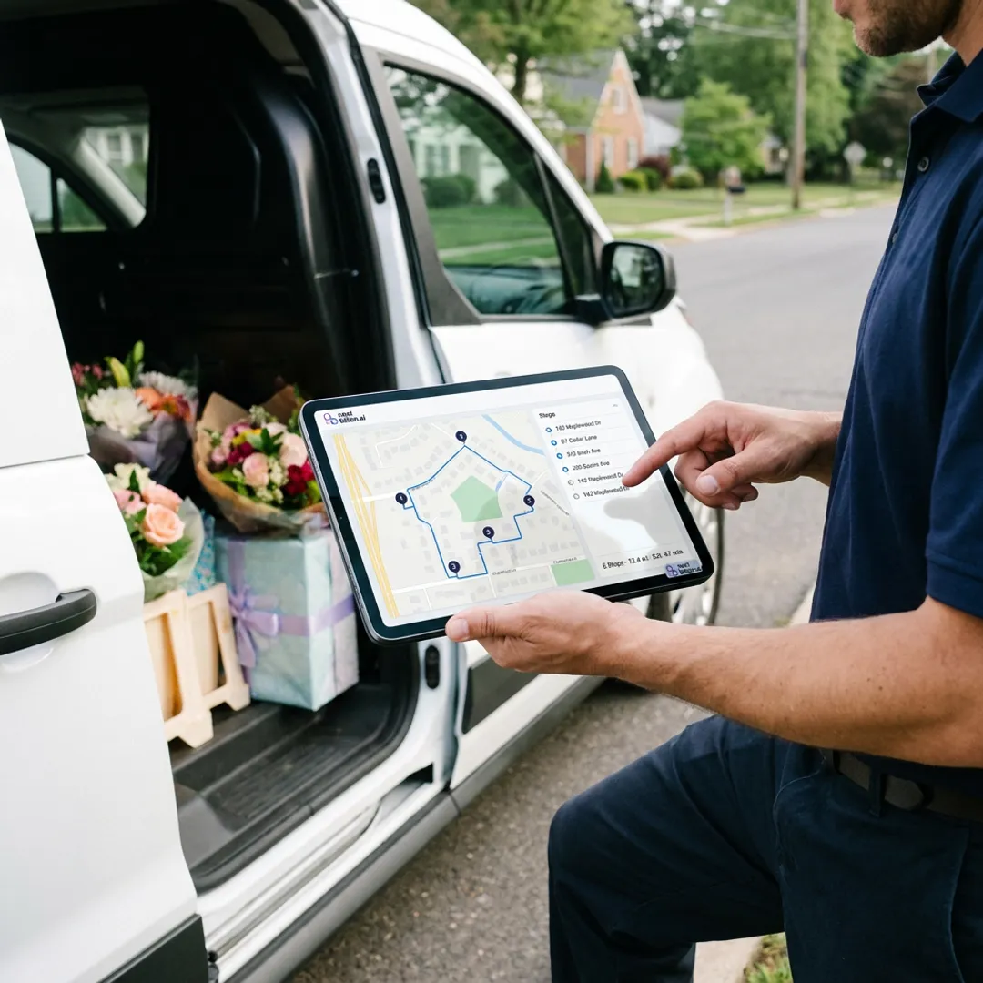Flower & Gift Delivery Route Optimization Software