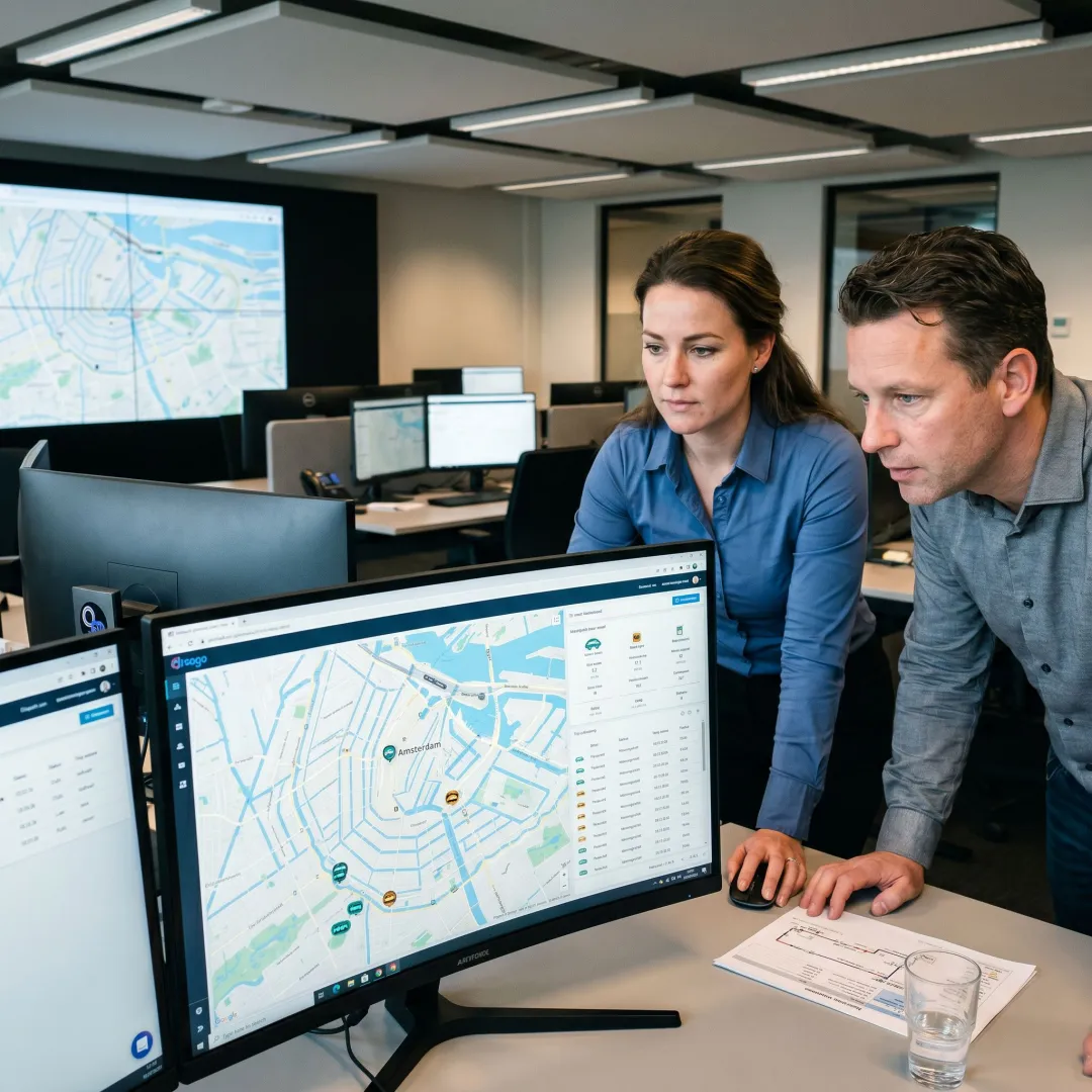 White-label taxi dispatch dashboard for Dutch mobility operators