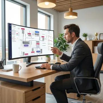 Dispatcher reviewing optimized propane delivery routes on a route planning dashboard