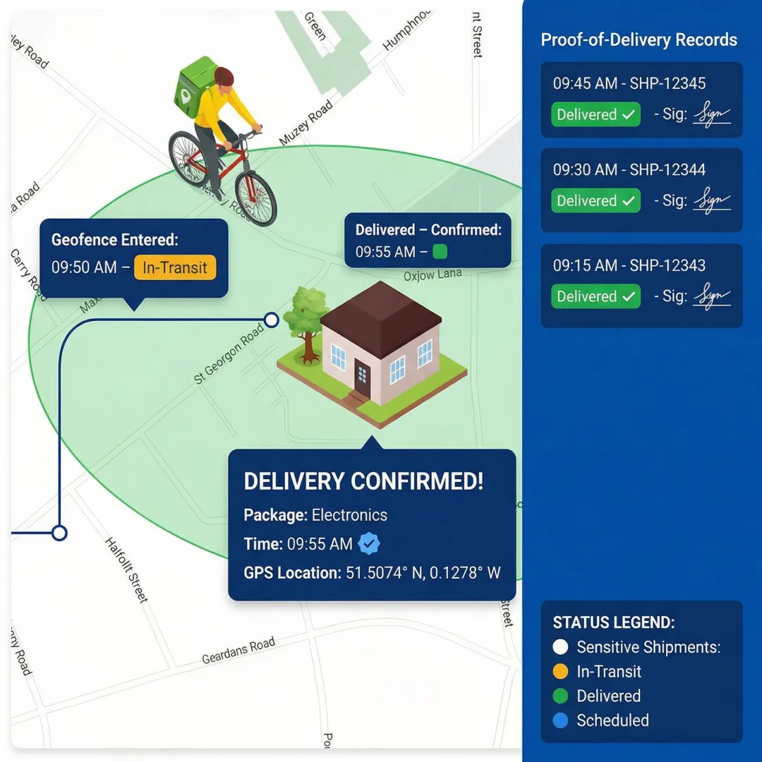 Automated Proof of Delivery Verification for Sensitive Shipments