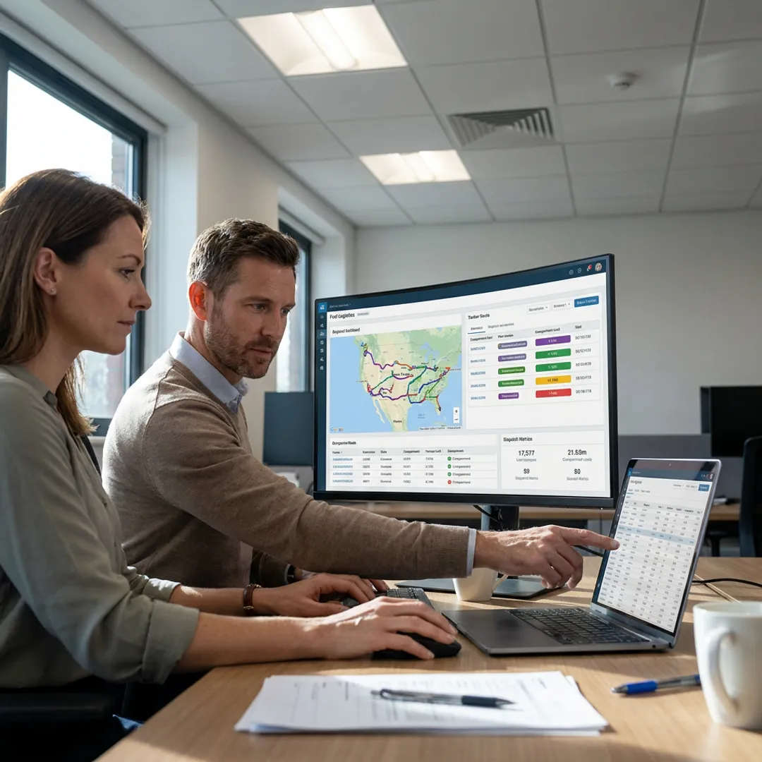 Fuel tanker routing and dispatch planning interface
