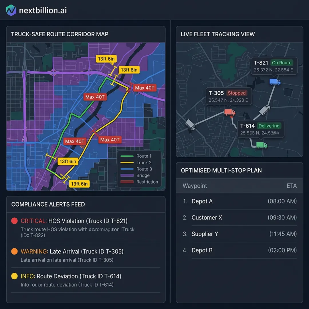 Fleet Route Optimization & DOT Compliance Solutions