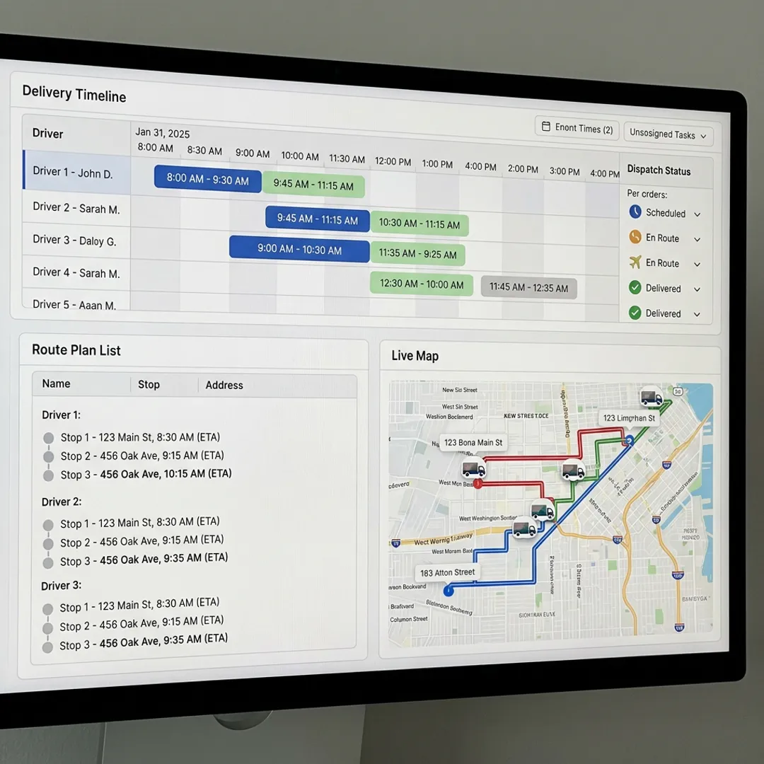 Delivery Time Slot & Window Management Software