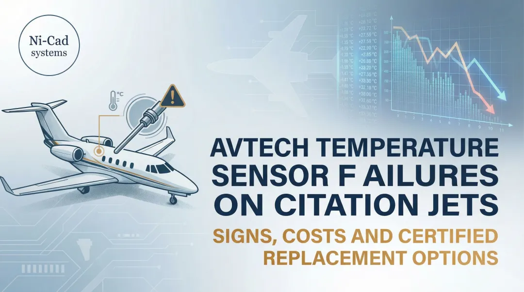 Cover image for Avtech Temperature Sensor Failures on Citation Jets — Signs, Costs and Certified Replacement Options