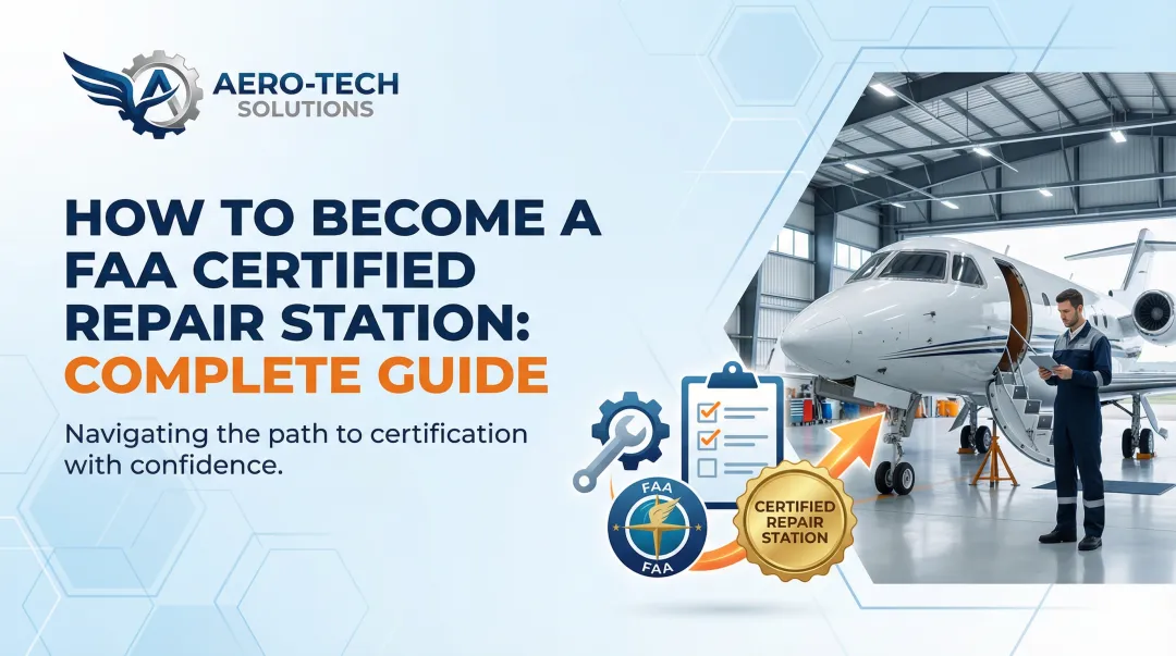 Cover image for How to Become a FAA Certified Repair Station: Complete Guide
