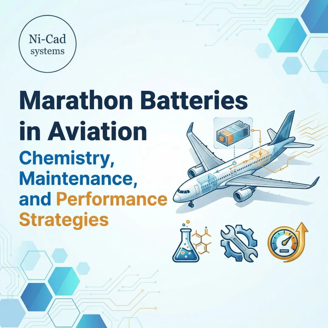 Marathon Batteries in Aviation: Chemistry, Maintenance, and Performance Strategies