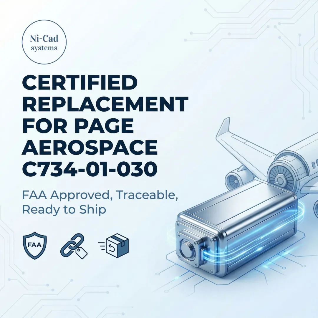 Certified Replacement for Page Aerospace C734-01-030 — FAA Approved, Traceable, Ready to Ship