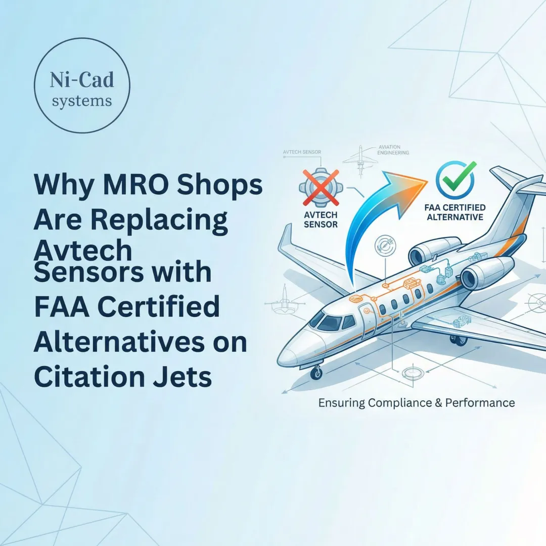 Why MRO Shops Are Replacing Avtech Sensors with FAA Certified Alternatives on Citation Jets