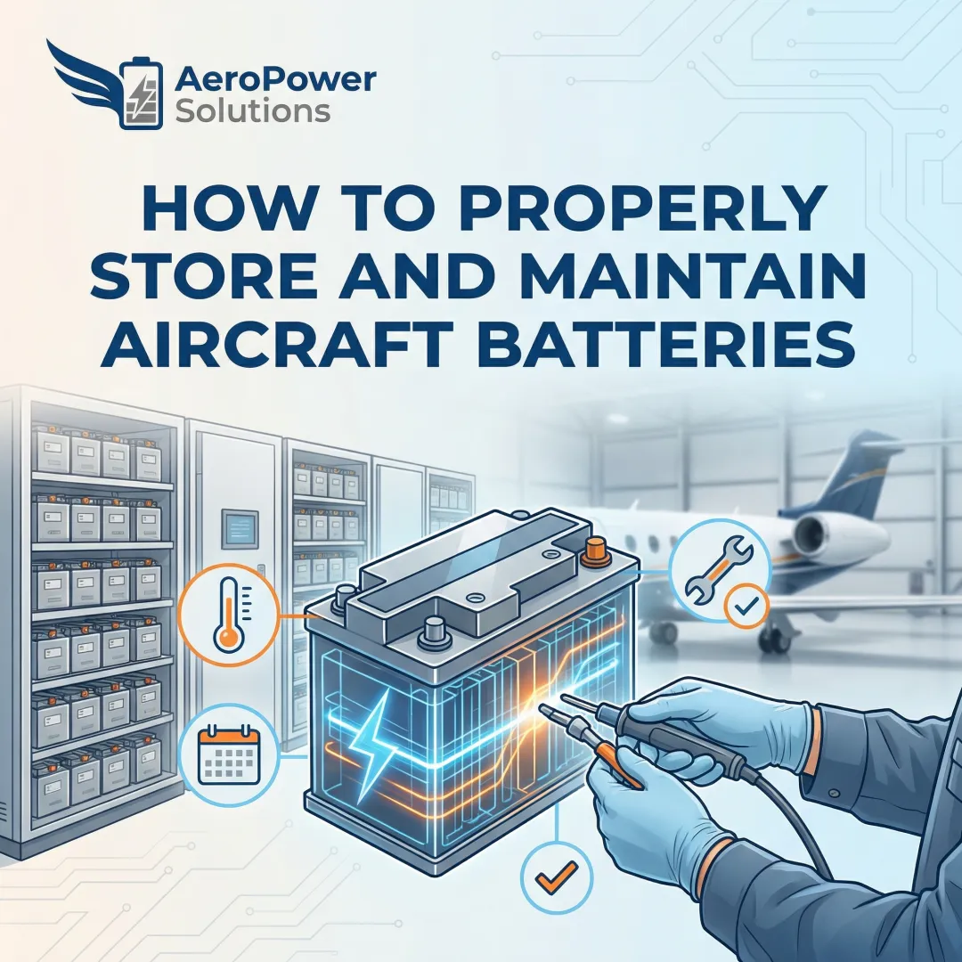 How to Properly Store and Maintain Aircraft Batteries