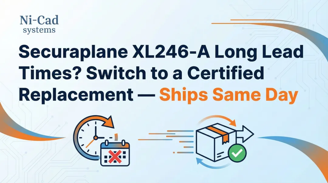 Cover image for Securaplane XL246-A Long Lead Times? Switch to a Certified Replacement — Ships Same Day