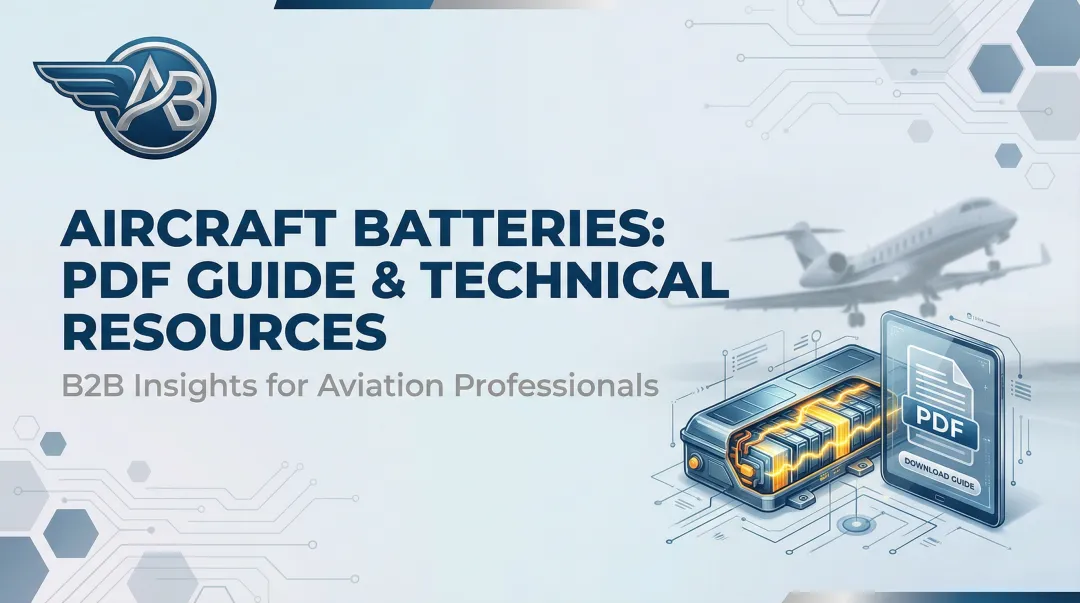 Cover image for Aircraft Batteries PDF Guide and Technical Resources