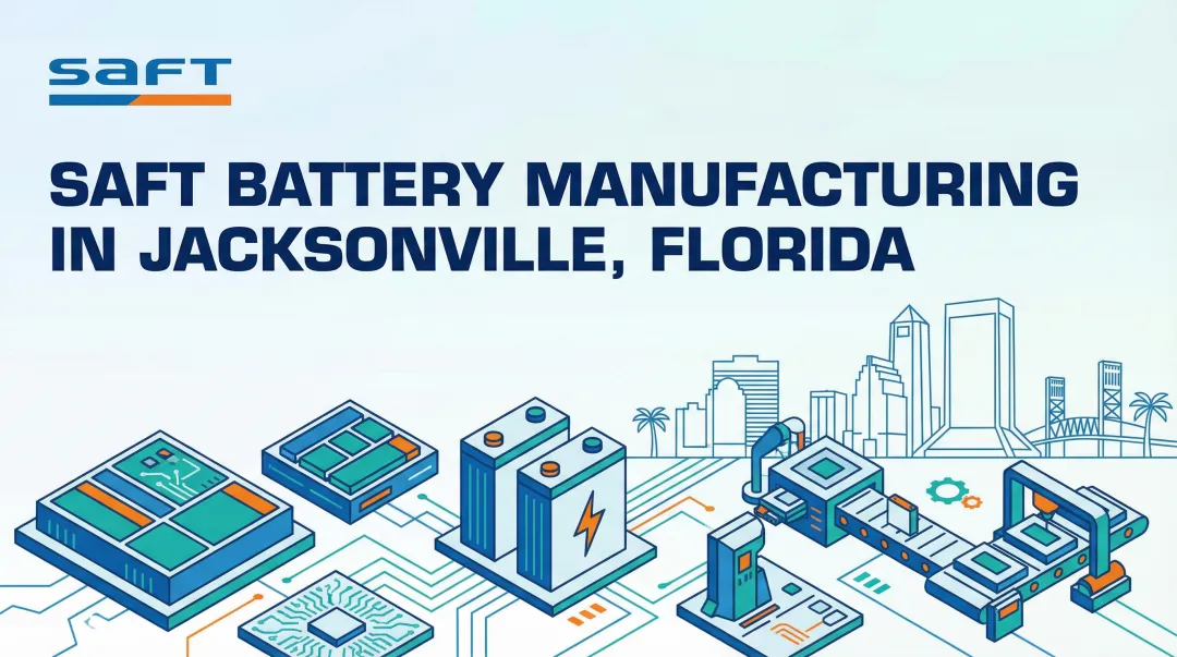 Cover image for Saft Battery Manufacturing in Jacksonville, Florida