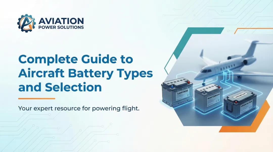 Cover image for Complete Guide to Aircraft Battery Types and Selection