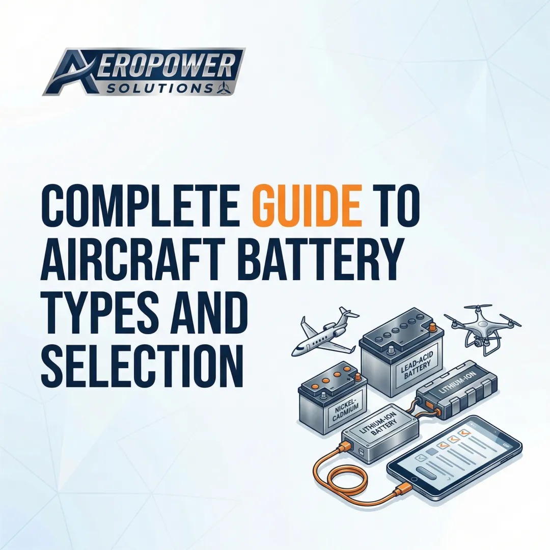 Complete Guide to Aircraft Battery Types and Selection