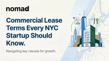 Commercial Lease Terms Every NYC Startup Should Know