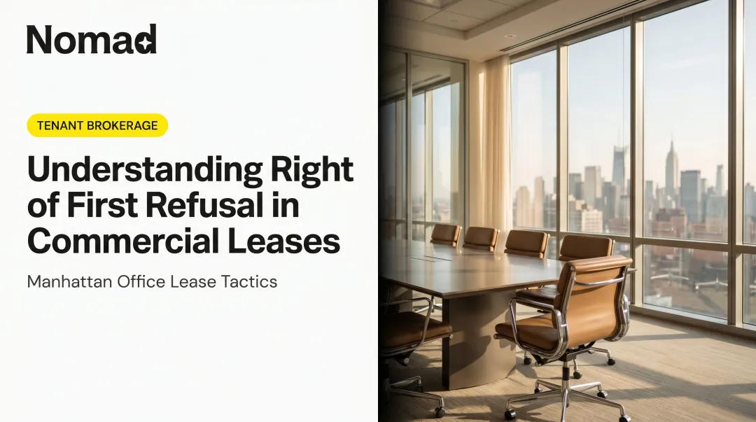 Understanding Right of First Refusal in Commercial Leases