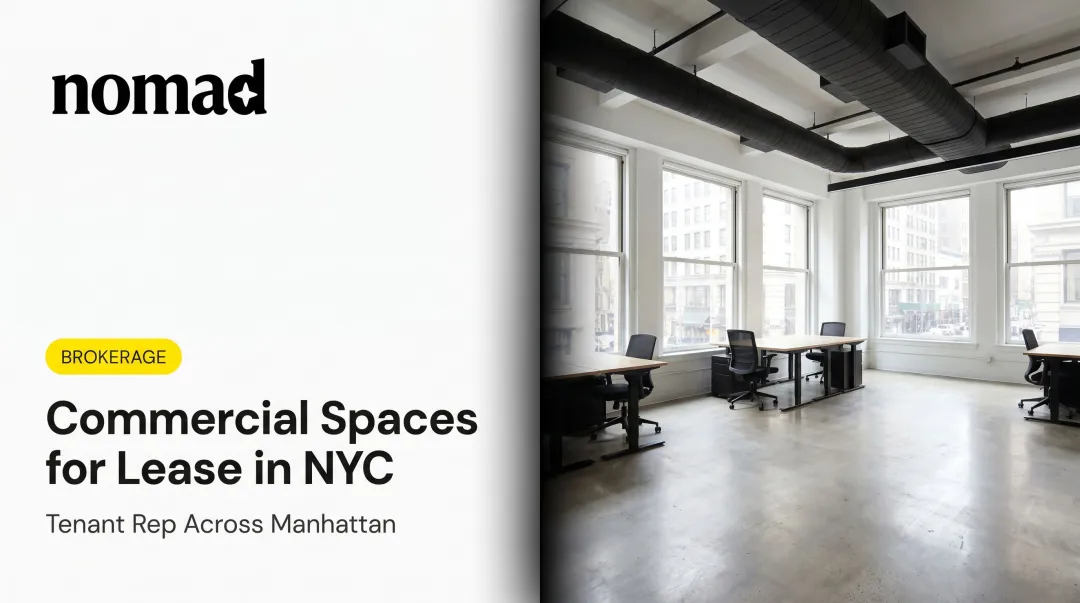 Commercial Spaces for Lease in NYC