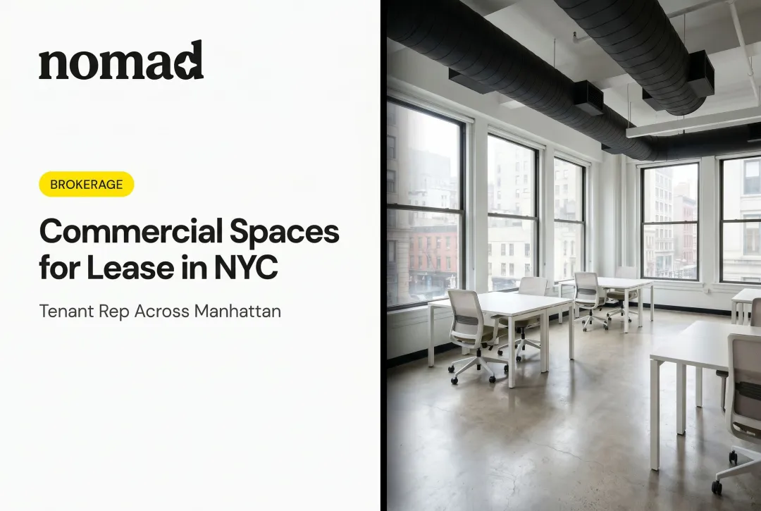 Commercial Spaces for Lease in NYC