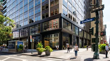 NoMad Flatiron District Manhattan office building exterior street-level view