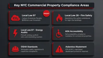 NYC commercial property compliance requirements six key regulatory areas overview