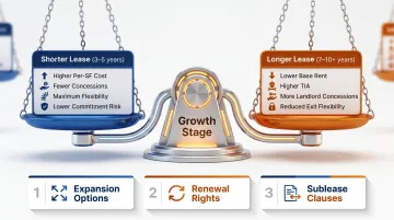 Commercial lease length strategy trade-offs for growing companies decision framework
