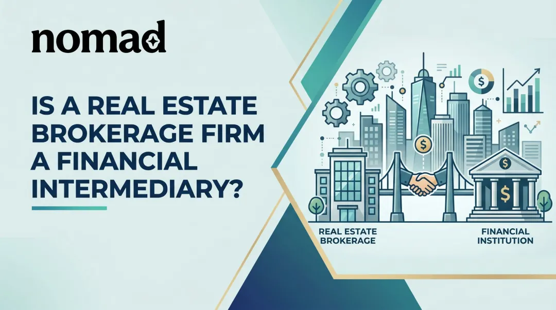Is a Real Estate Brokerage Firm a Financial Intermediary?