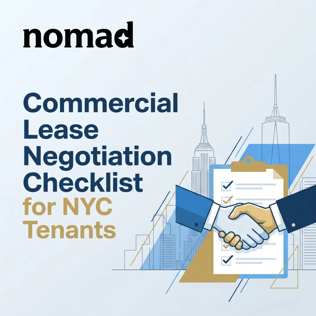 Commercial Lease Negotiation Checklist for NYC Tenants