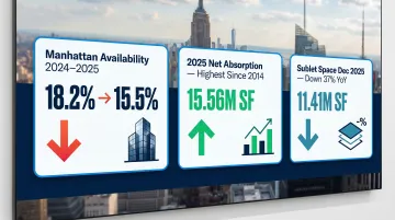 NYC Manhattan office market vacancy absorption and sublet inventory key statistics 2025