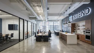Nomad Group completed NoMad office buildout interior for AI tech startup Extend