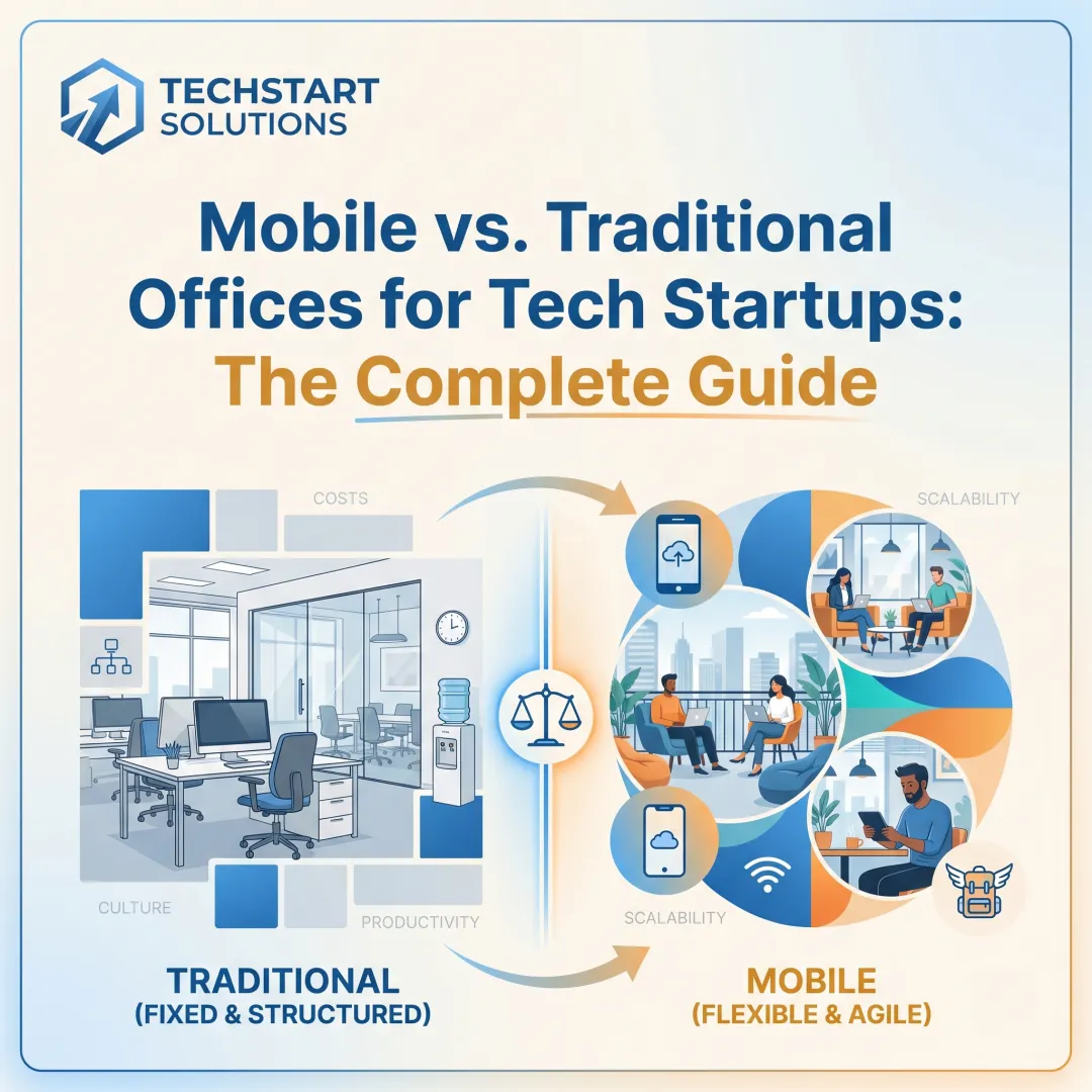 Mobile vs Traditional Offices for Tech Startups: The Complete Guide