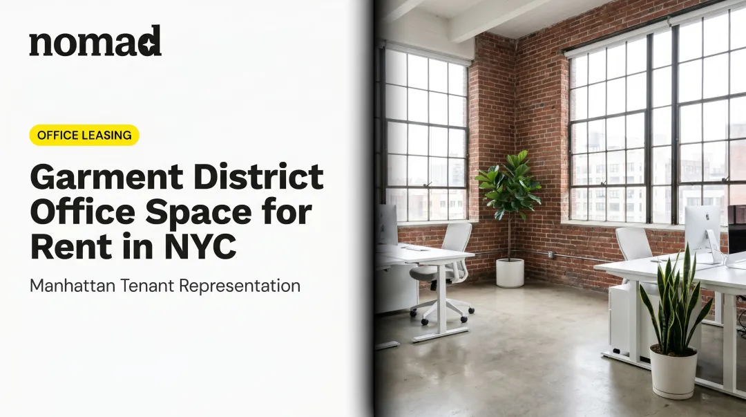 Garment District Office Space for Rent in NYC
