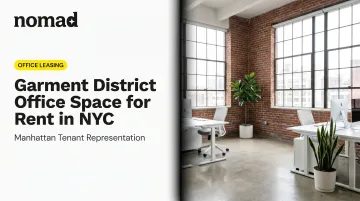 Garment District Office Space for Rent in NYC