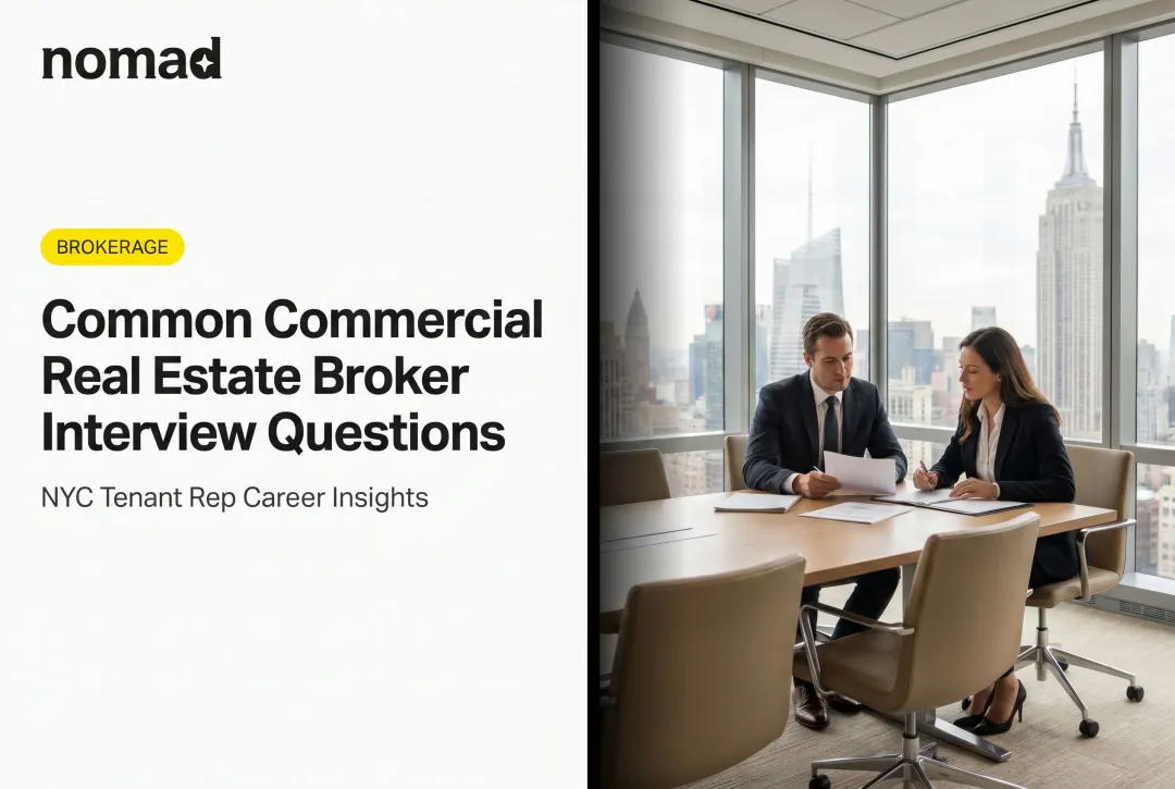 Common Commercial Real Estate Broker Interview Questions