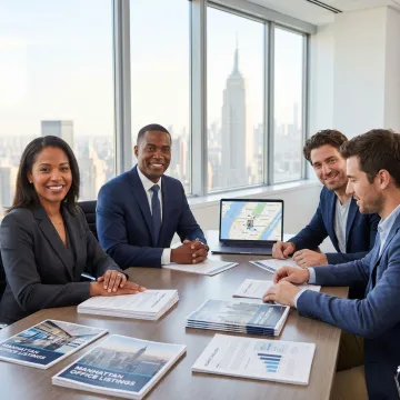 Commercial lease negotiation process meeting