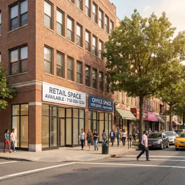 Commercial storefront and office space in Bay Ridge, Brooklyn