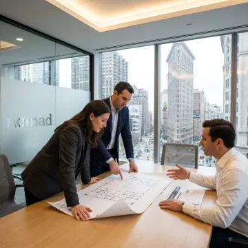 Commercial office lease negotiation in NYC