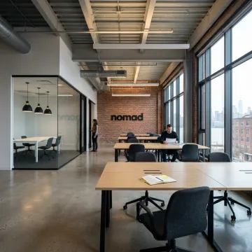 Modern office space in Brooklyn Navy Yard