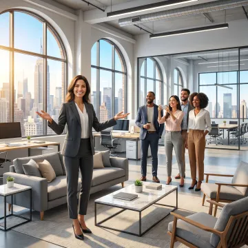 Modern office space tour for a growing team