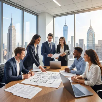 Commercial leasing process meeting