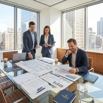 Commercial landlord representation meeting in office