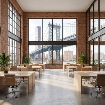 Modern office space in DUMBO Brooklyn