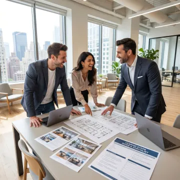 Commercial leasing advisor guiding startup founders through office selection process