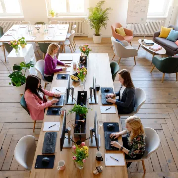 Flexible office suite ready for startup occupancy