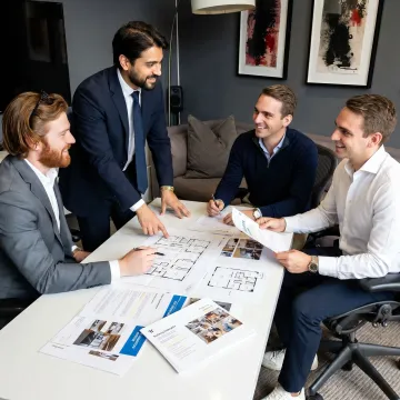Commercial broker guiding startup founders through office search steps